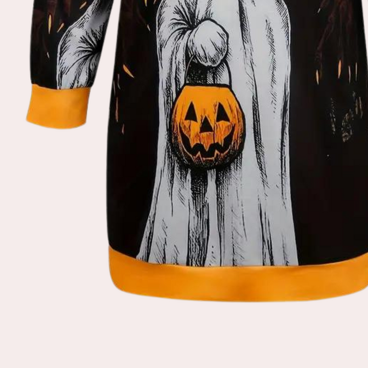 Cili - Halloween-Kleid mit Kapuze für Damen in Übergröße