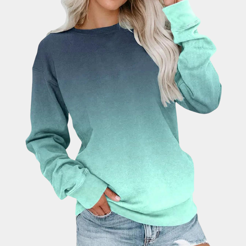 Ivet - Trendiges Farbverlaufs-Sweatshirt für Damen