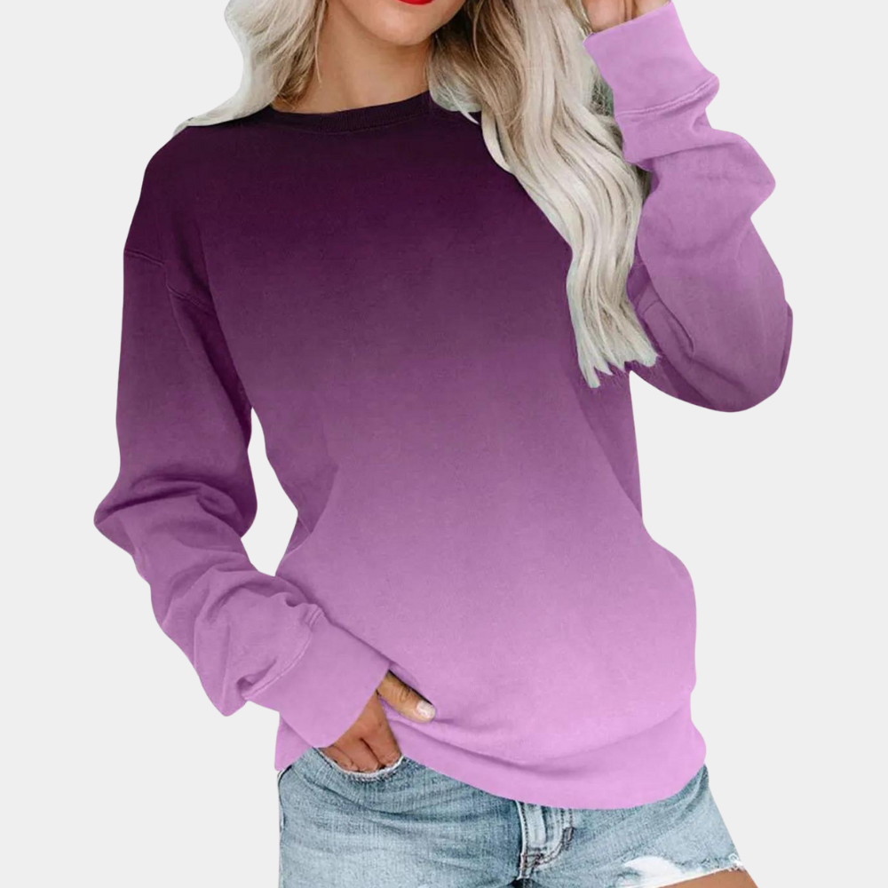 Ivet - Trendiges Farbverlaufs-Sweatshirt für Damen