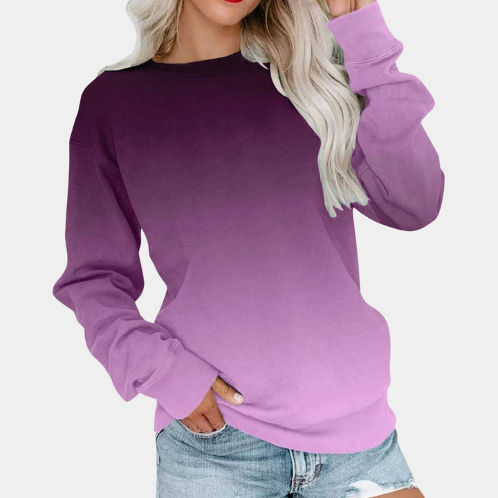 Ivet - Trendiges Farbverlaufs-Sweatshirt für Damen