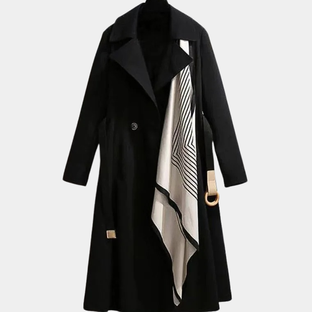 Aurembiaix - Eleganter Damen Trenchcoat mit Gürtel