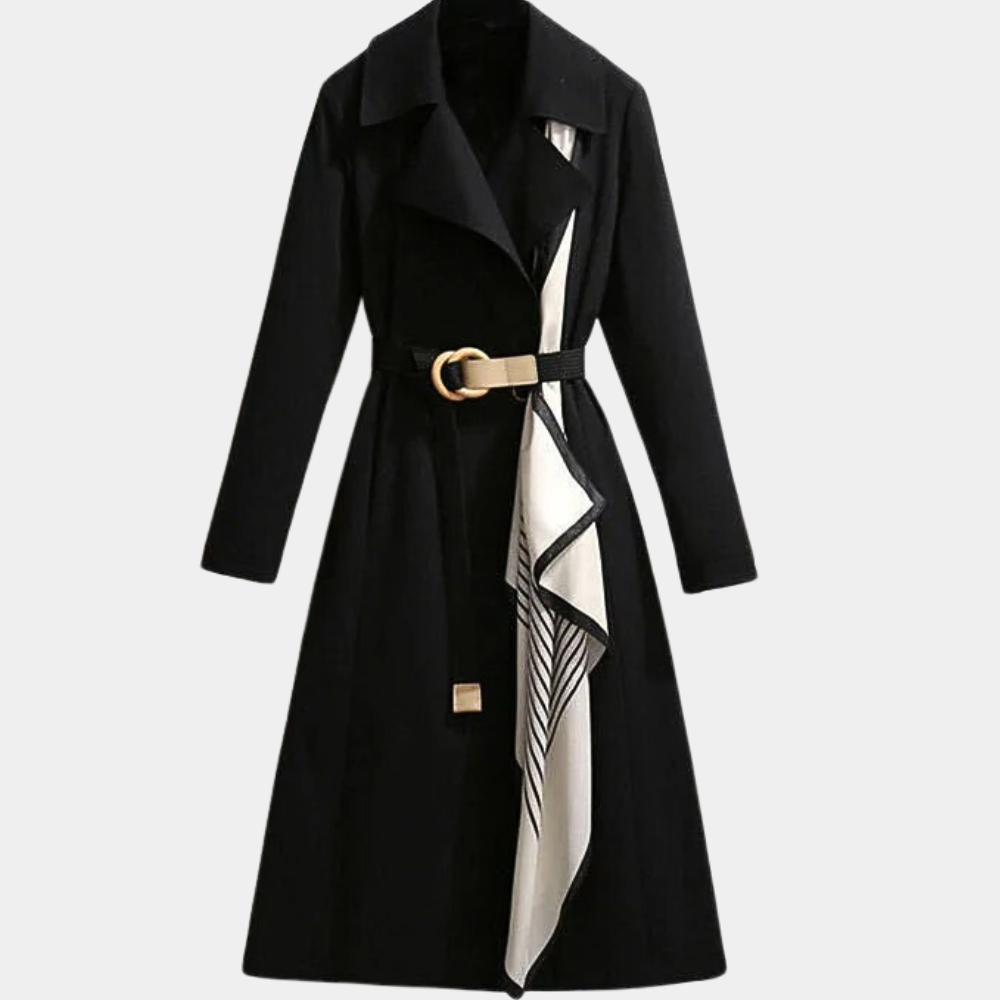 Aurembiaix - Eleganter Damen Trenchcoat mit Gürtel