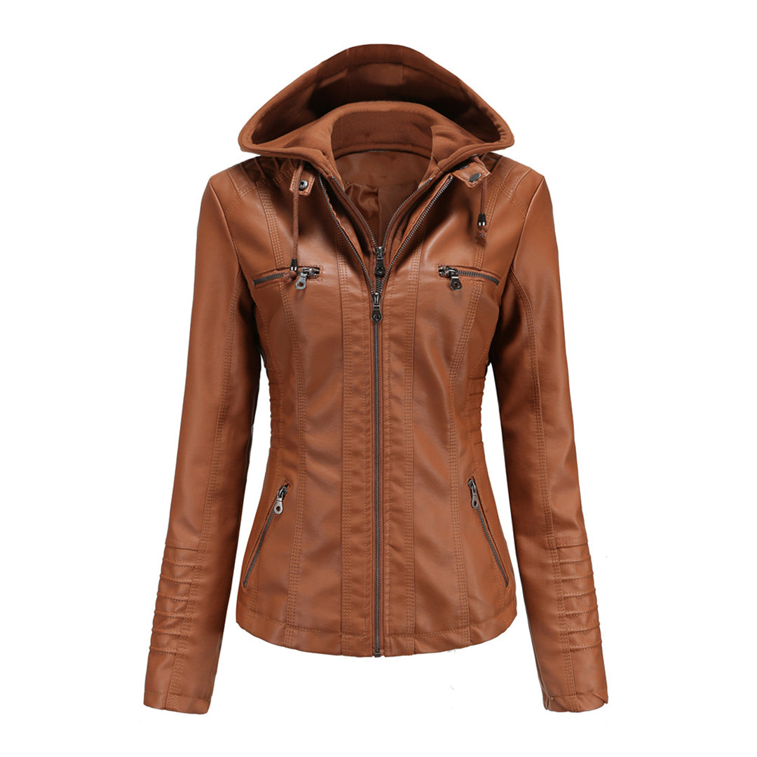 Stylische lederjacke