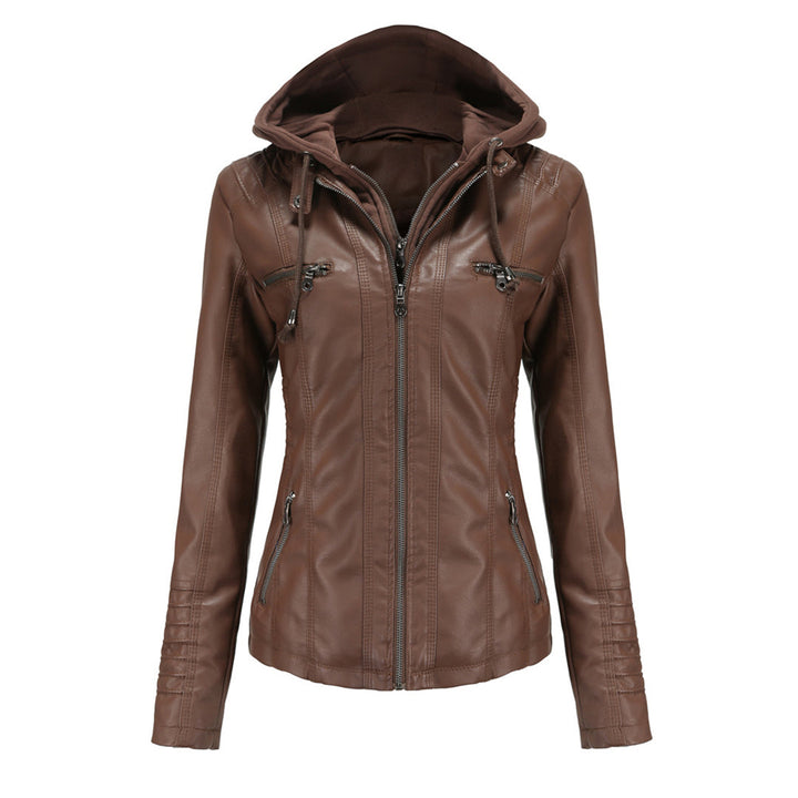 Stylische lederjacke