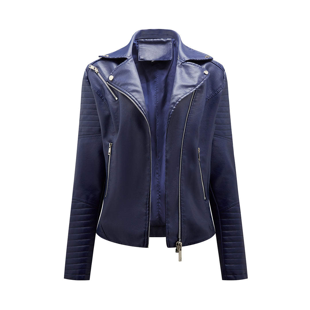 Stylische lederjacke