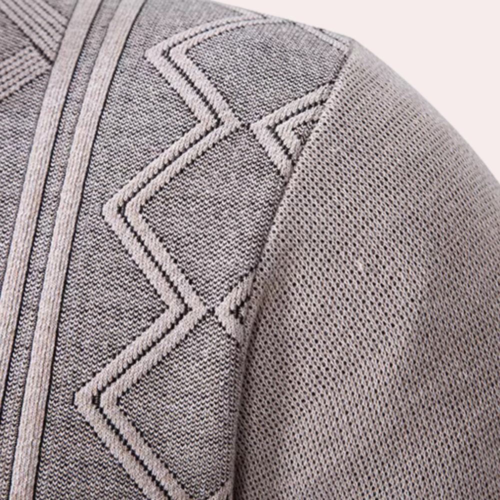 RICKY - Eleganter Strickcardigan Für Herren