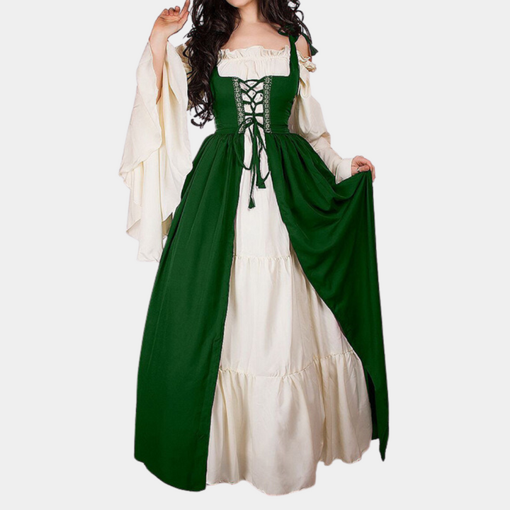 grün Klassisches Kleid für Damen