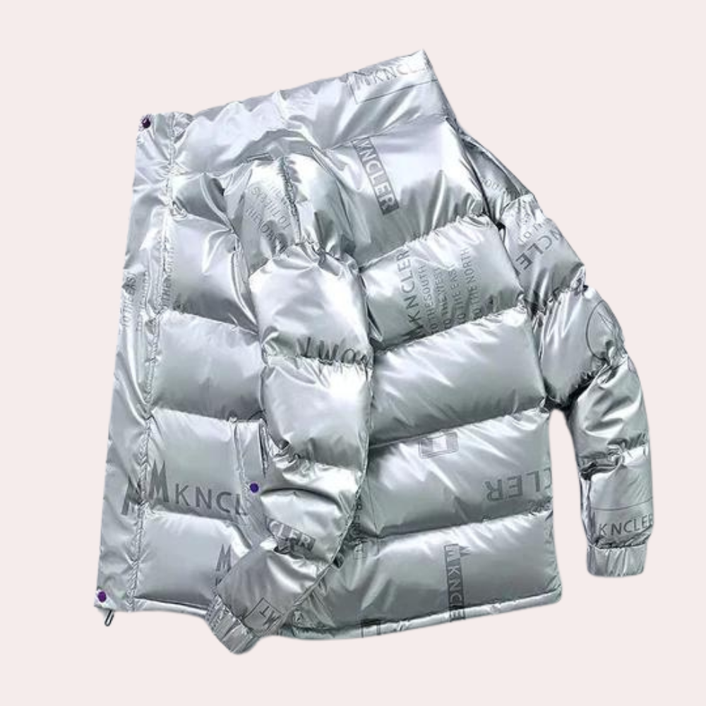 Silver leichte Herrenjacke mit Kapuze