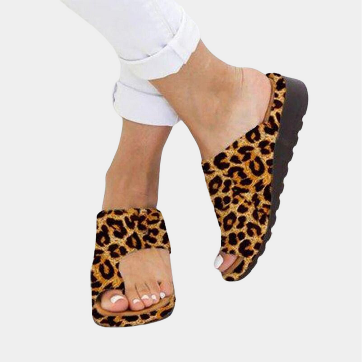 Leopard Sandalen für Damen