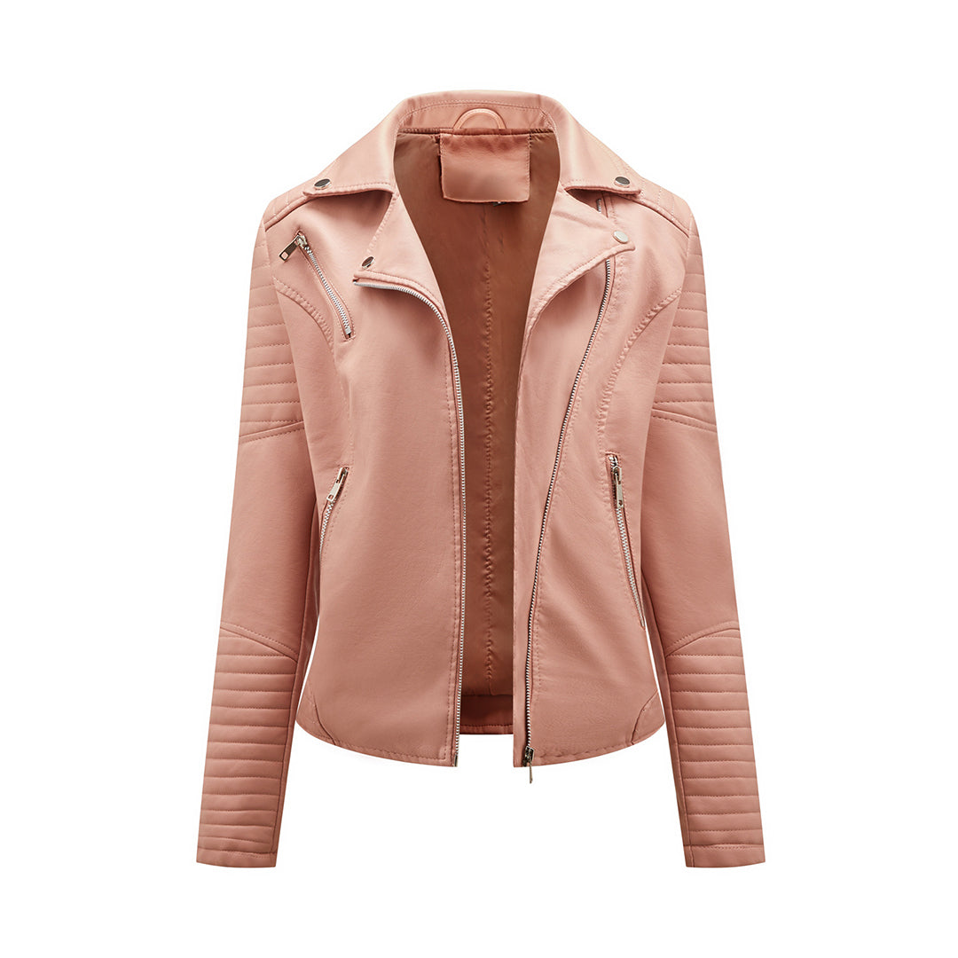 Stylische lederjacke