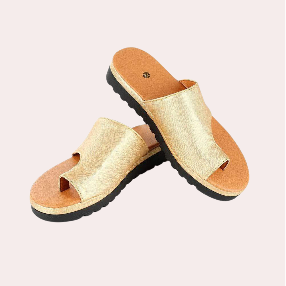 Sandalen Gold für Damen