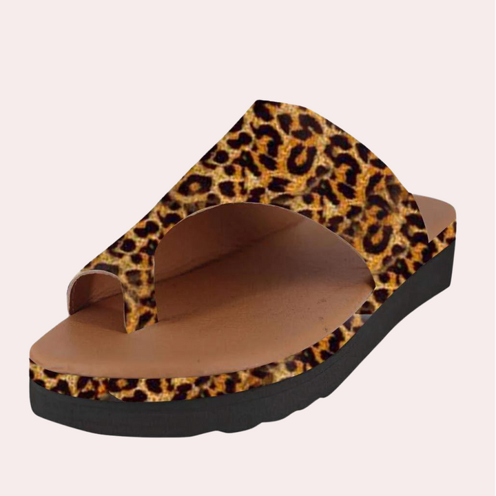 Sandalen Leopard für Damen