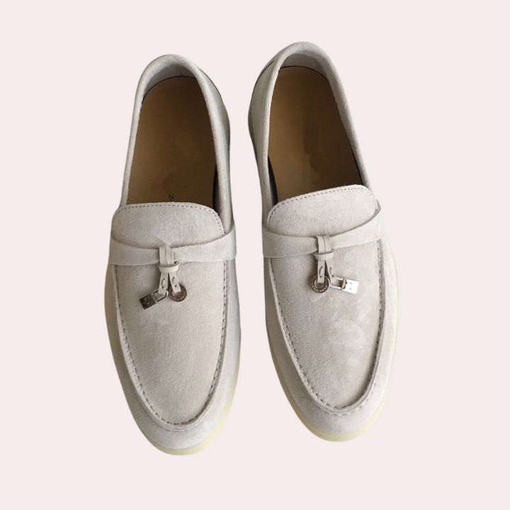 grauer Loafer für Damen