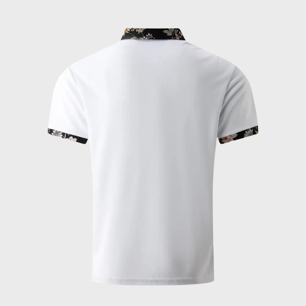 Weiß polo shirt herren