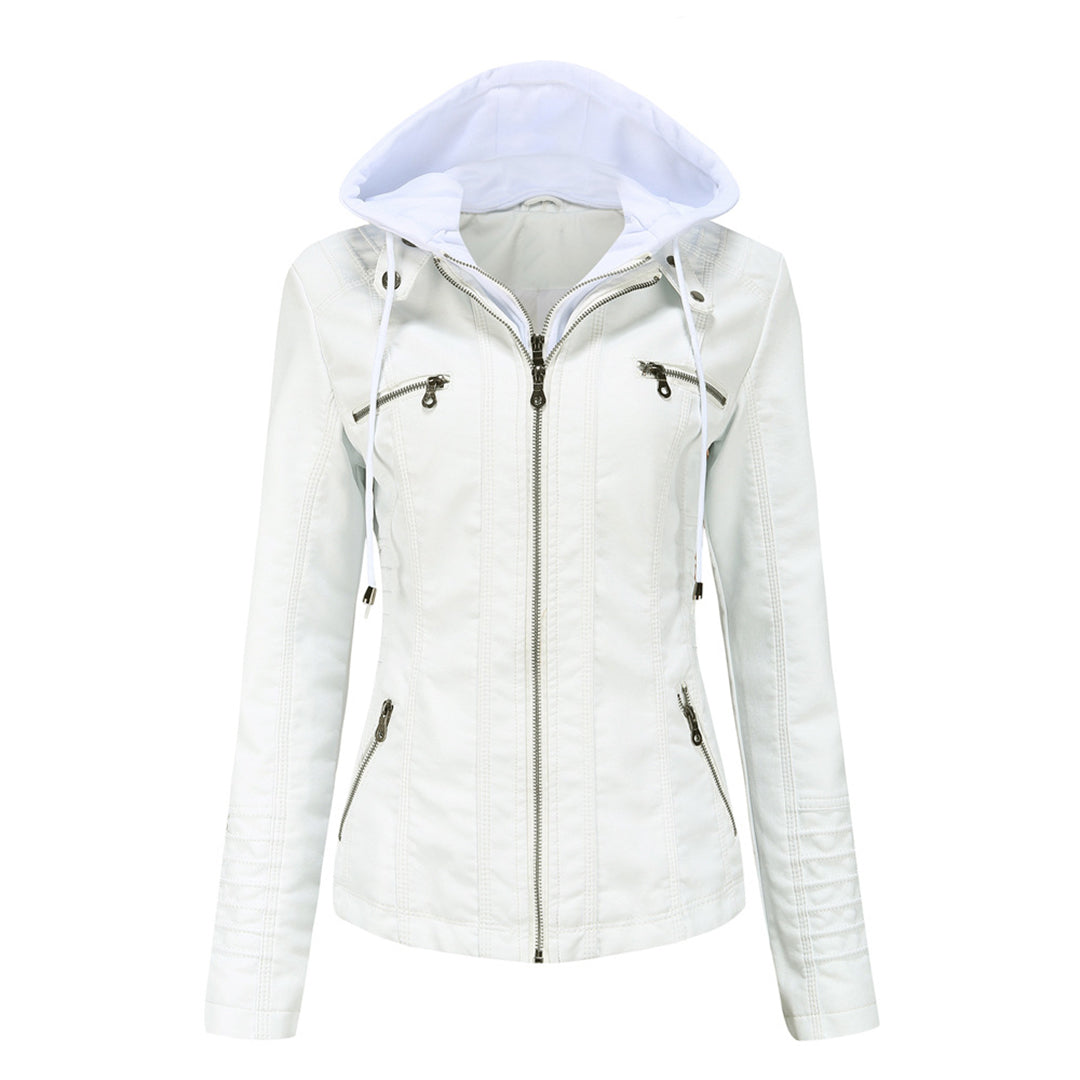 Stylische lederjacke