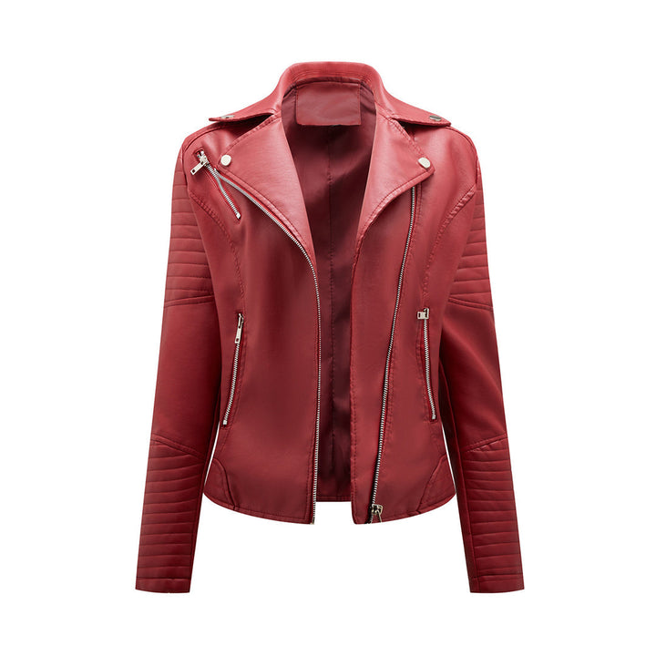 Stylische lederjacke