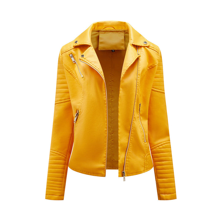 Stylische lederjacke