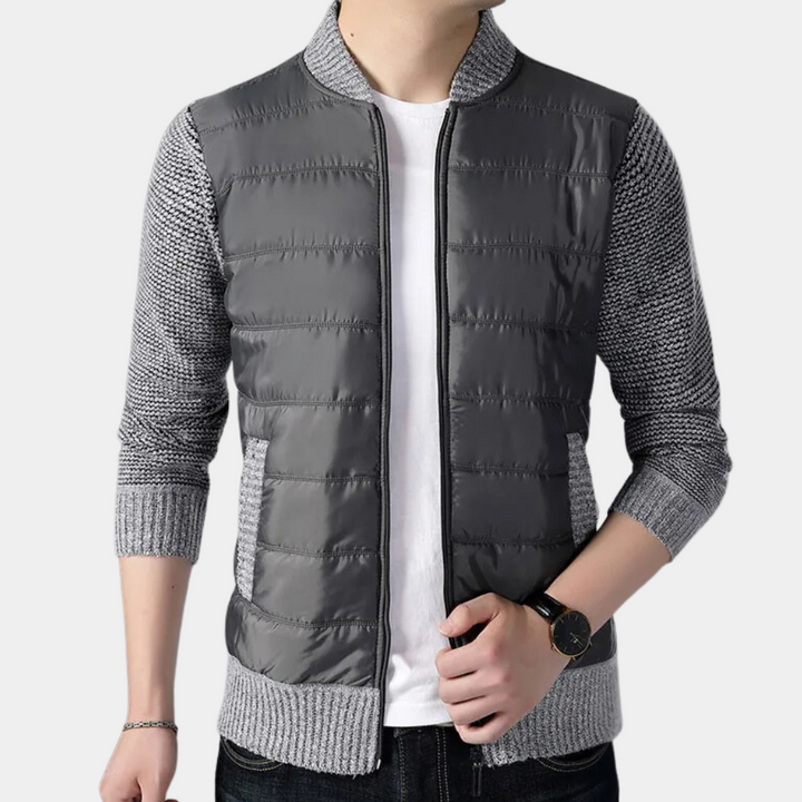 ZANDRO - Strickjacke mit Stehkragen für Herren