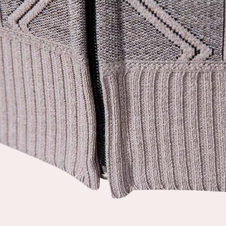 RICKY - Eleganter Strickcardigan Für Herren